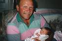 Makenzie with Grandpa Bernie