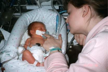 Makenzie with her mommy